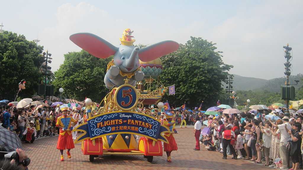 Flights of Fantasy Parade at Disneyland Hong Kong