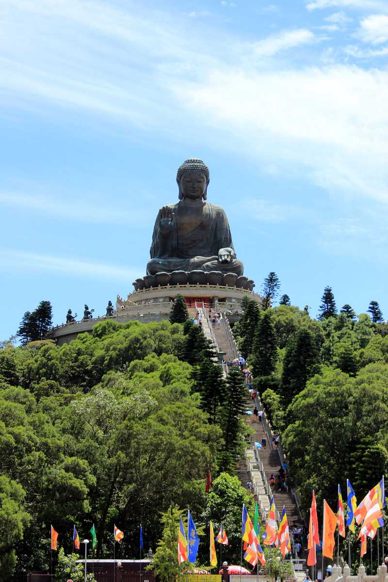 The Big Buddha at Lantau Island, Hong Kong