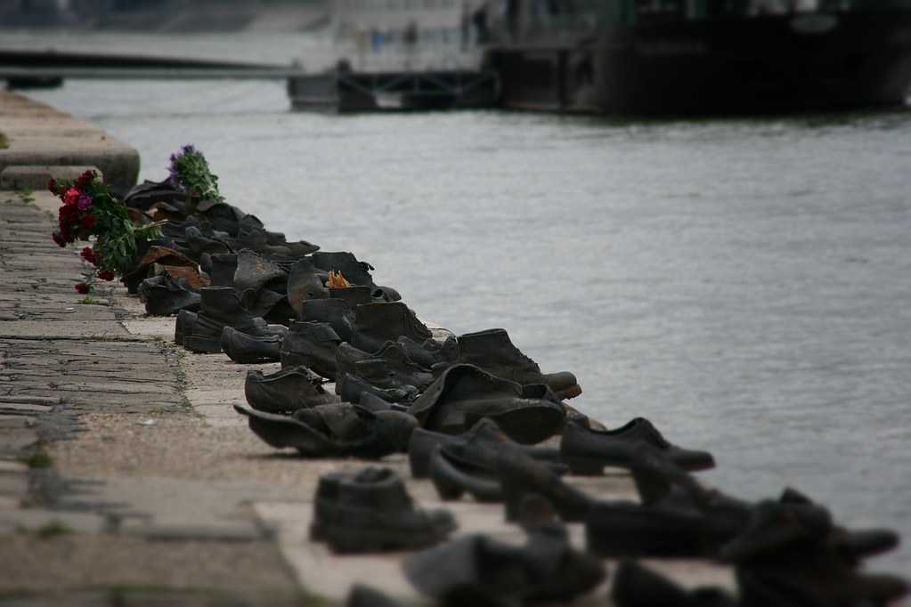 Shoe Sculptures at the Danube Promenade