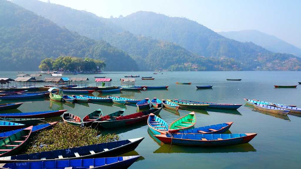 Pokhara, a scenic town and one of the best landscapes of Nepal