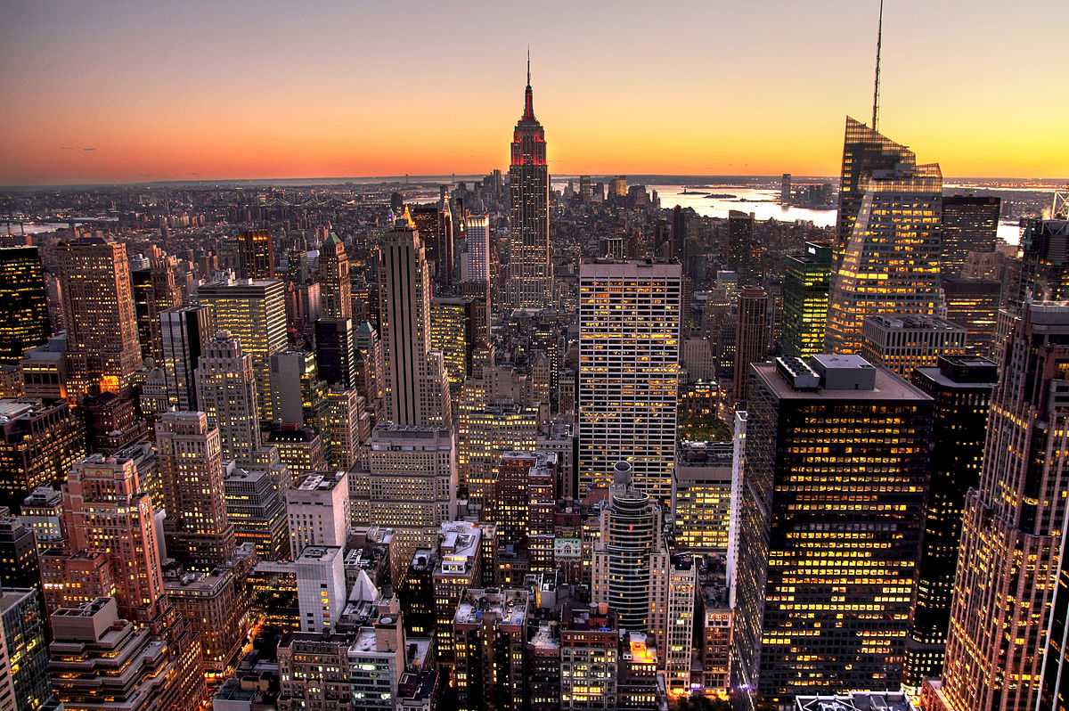 Sunset from Top of the Rock, NYC