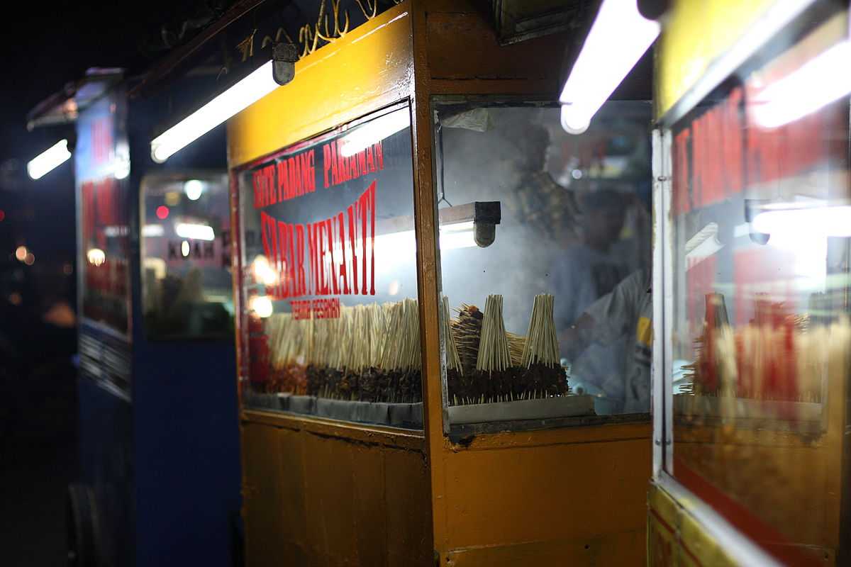 Local food carts in Batam