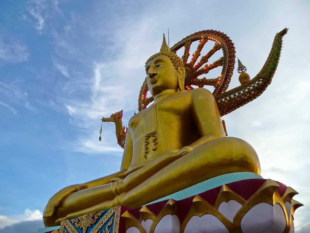 Big Buddha Statue at Wat Phra Yai Koh Samui