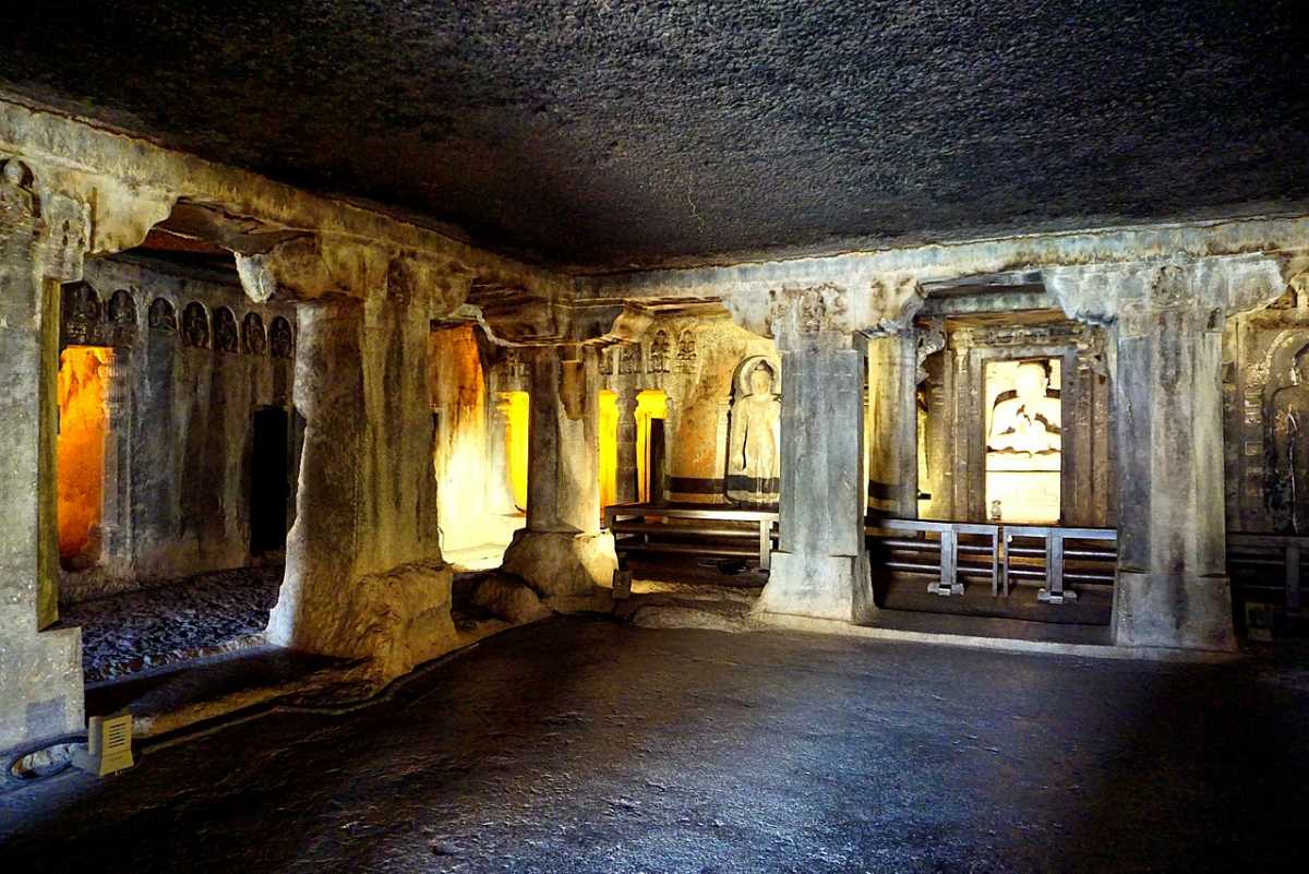 Ajanta Caves 7 Main Shrine