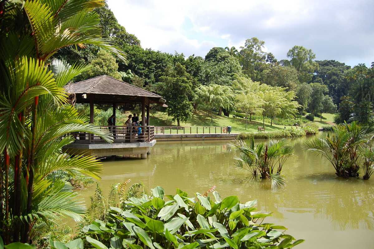 Symphony Lake at Botanical Gardens in Singapore