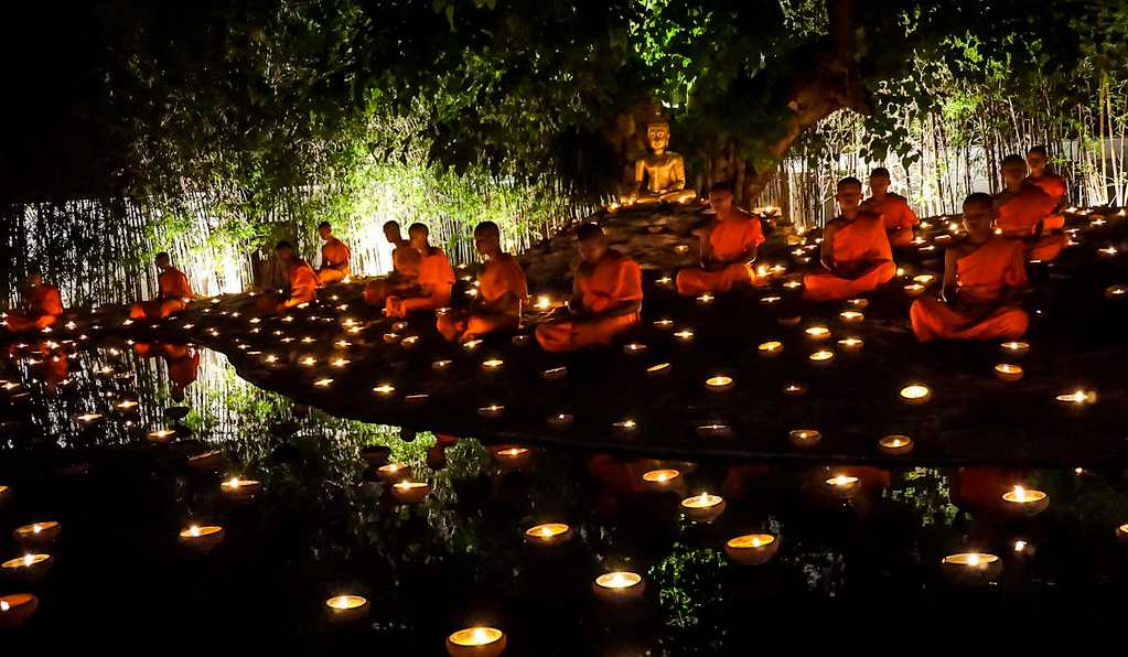 Visakha Bucha Festival in Thailand