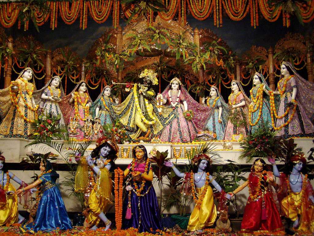 Celebration of Janmashtami, Mayapur