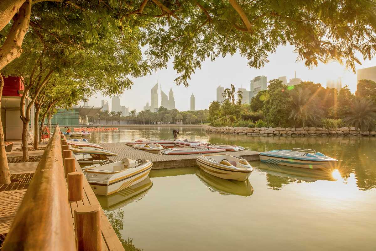 Boating at Zabeel Park