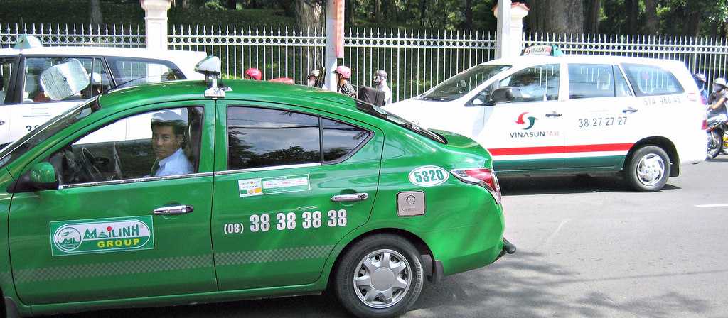 Local transport in vietnam, taxi