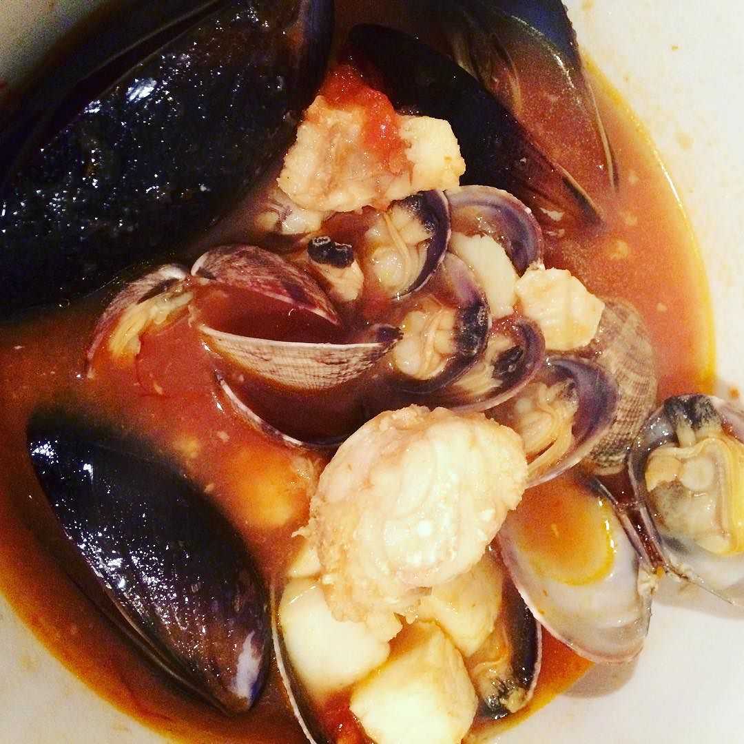 Portuguese seafood rice