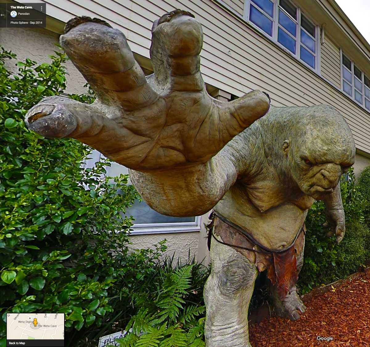 Troll Sculpture at Weta Cave