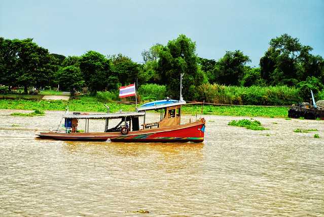 Towboat in Chao Phraya River