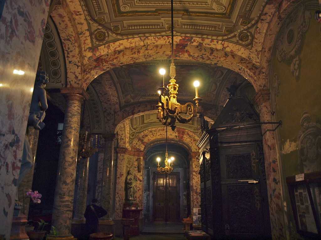 Interior of University Church, Budapest