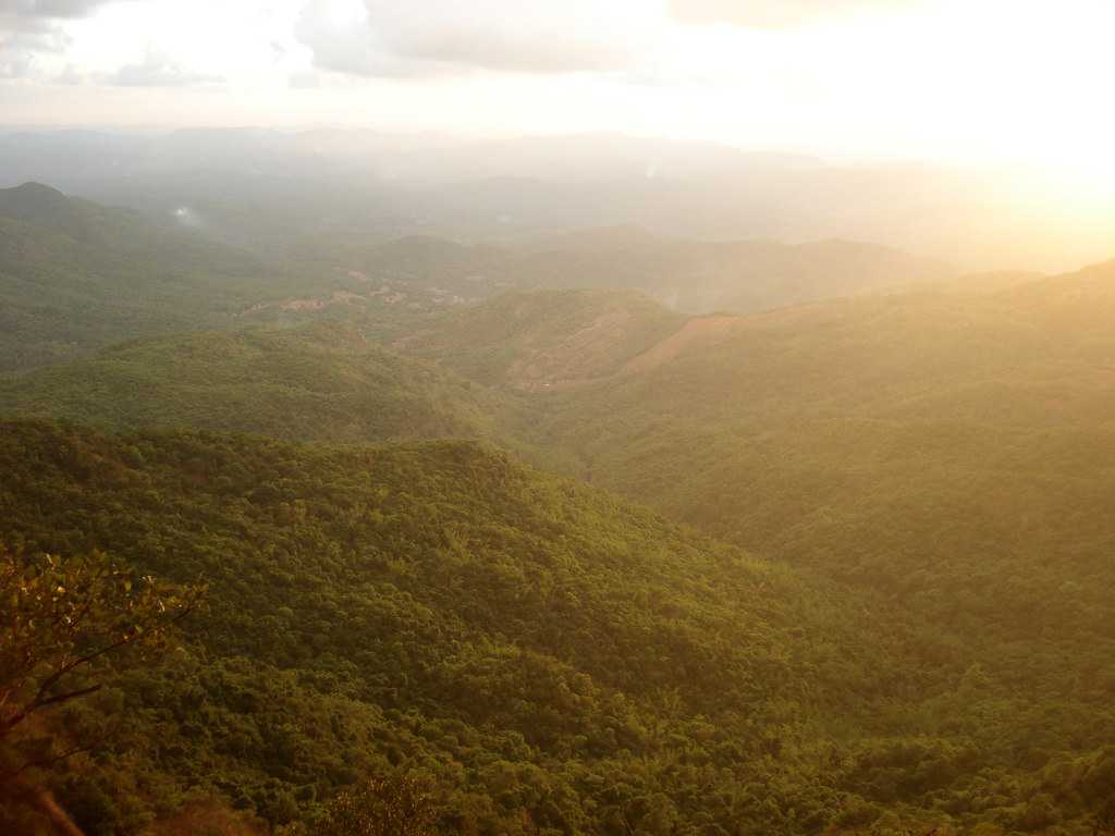 Amboli, sunset on a summer evening