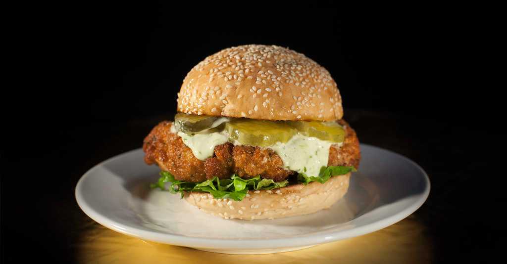 The yummy Chicken Burger