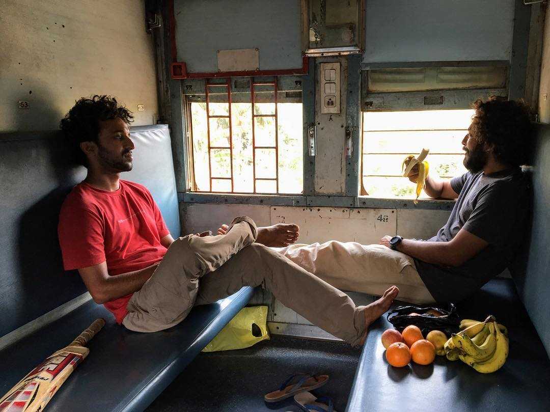 Anuj and Ishant travelling in Odisha