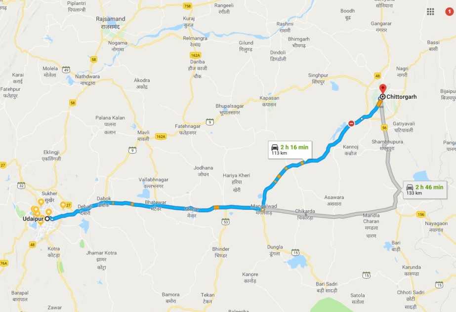 Bhopal To Jaipur Distance By Road A Road Trip From Bhopal To Udaipur - Holidify
