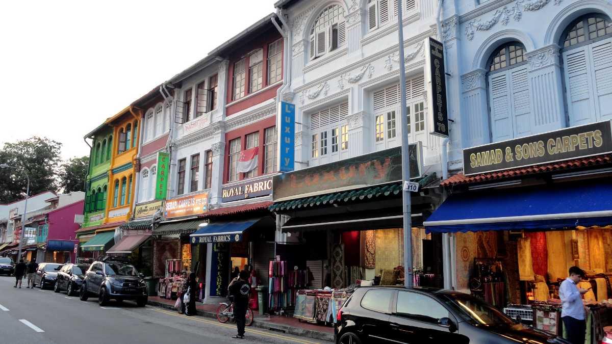 Shophouses along Arab Street Singapore