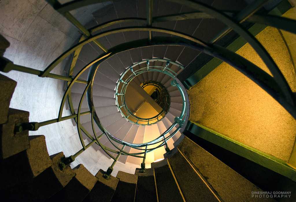 Staircase inside Victoria Column, Berlin