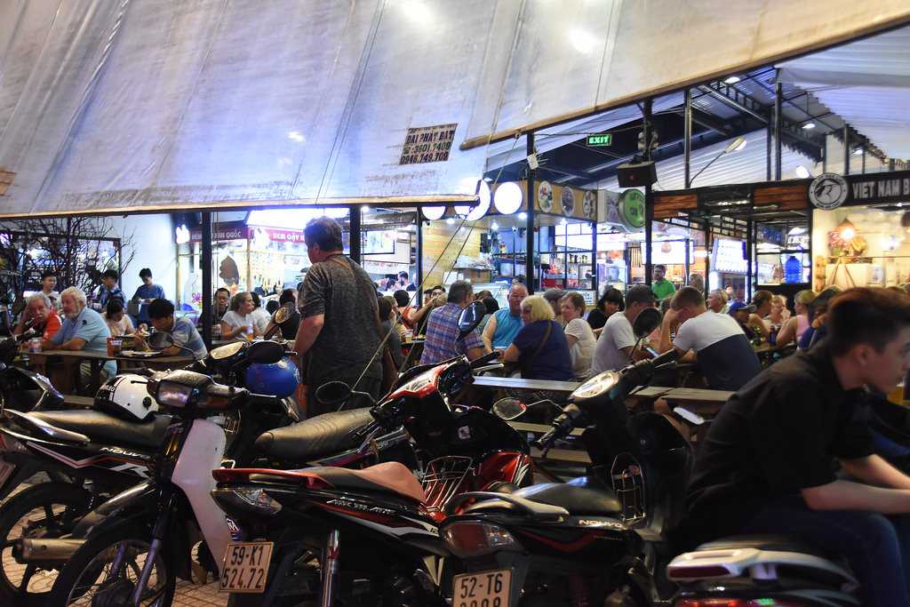 Ben Thanh Street Food Market Ho Chi Minh City Vietnam