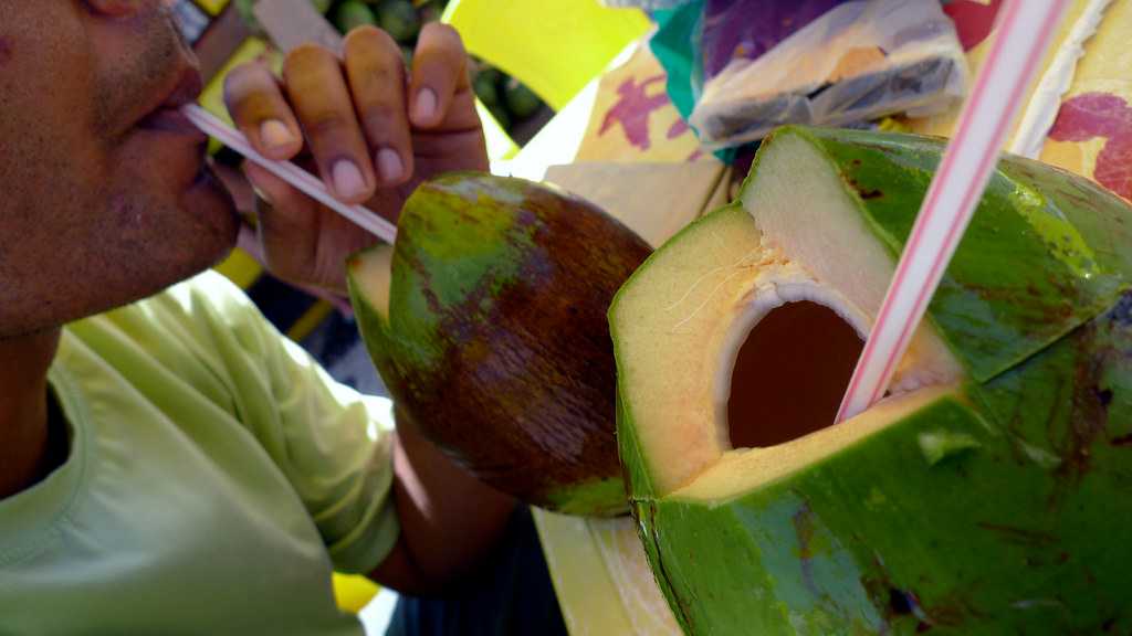 Coconut Water, Mauritius street food