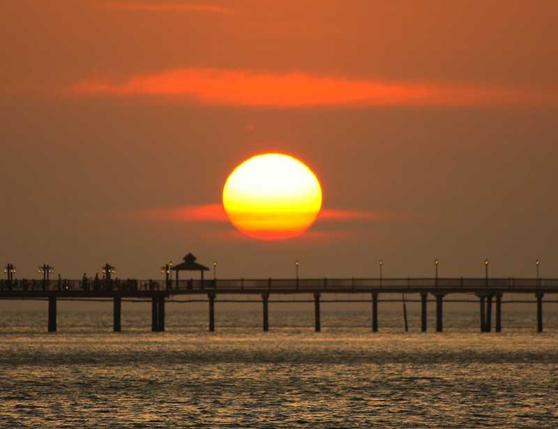 Sunset at Burau Bay