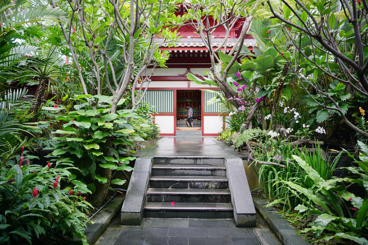 Buddha Tooth Relic Temple Rooftop Garden