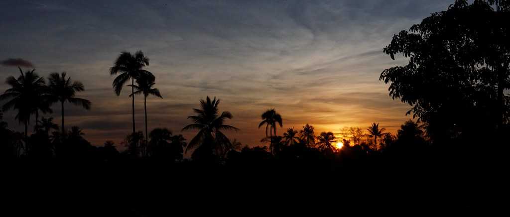 Sunset Over Sirinath National Park