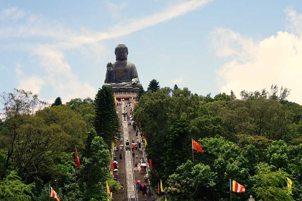 The Big Buddha at Po Lin Monastery