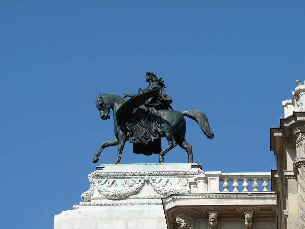 One of the Two Horsemen Sculptures Vienna State Opera, Vienna
