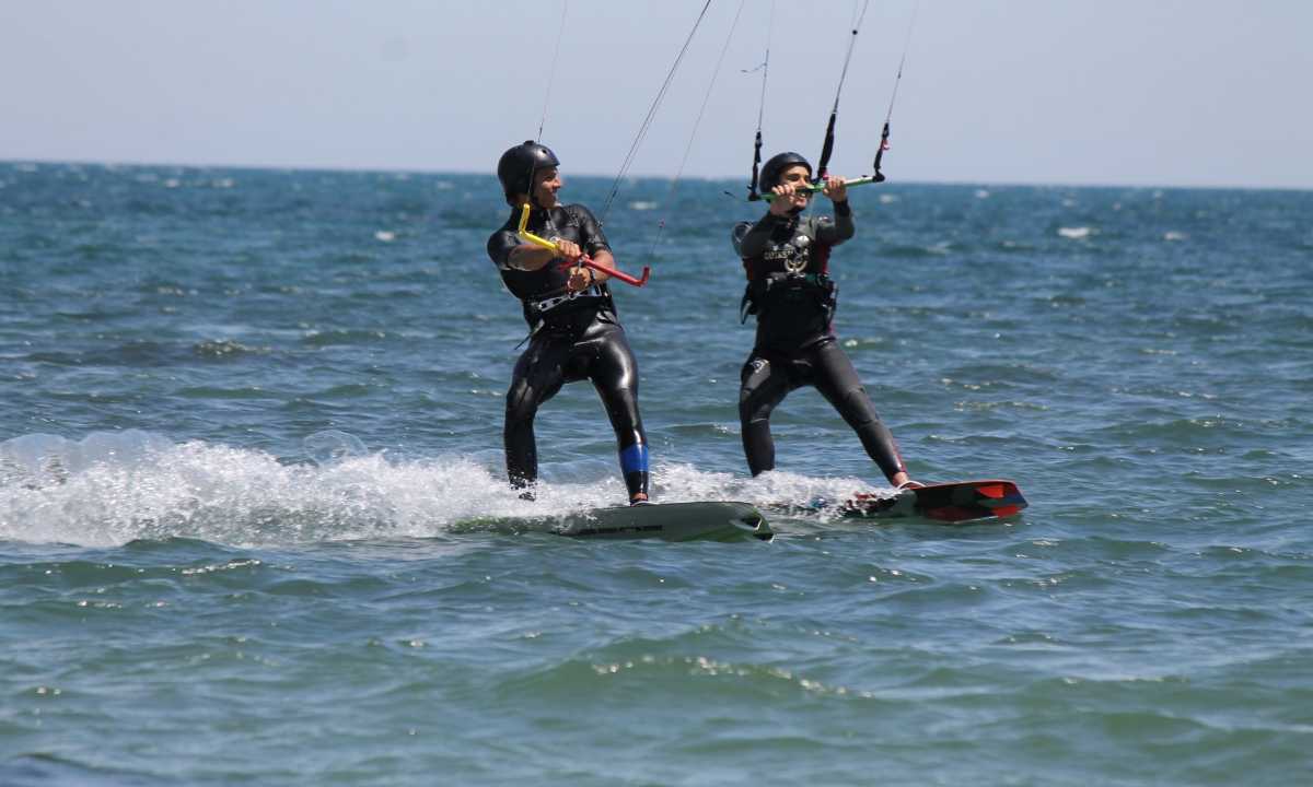 Training in Kitesurfing, Thailand