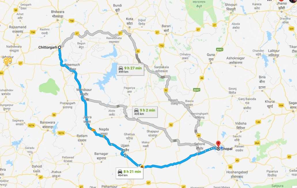 Bhopal To Jaipur Distance By Road A Road Trip From Bhopal To Udaipur - Holidify