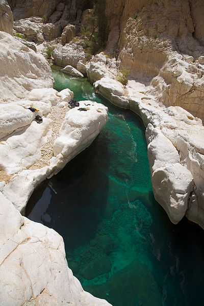 Waterway at Wadi bani Khalid