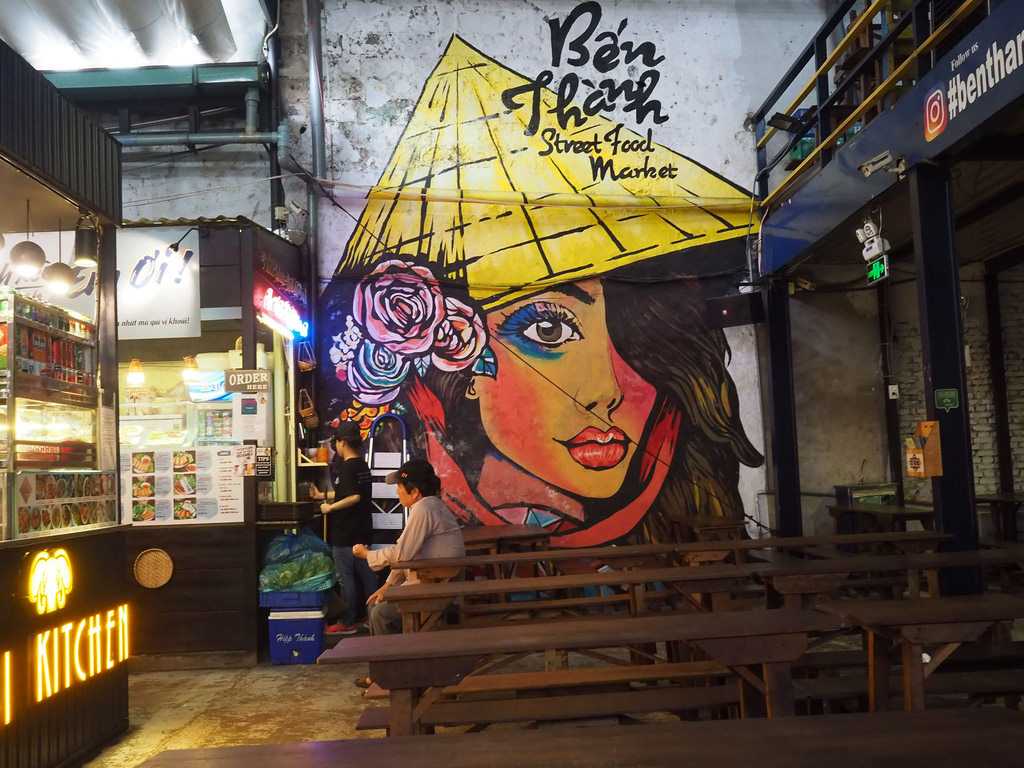 Ben Thanh Street Food Market Ho Chi Minh City Vietnam