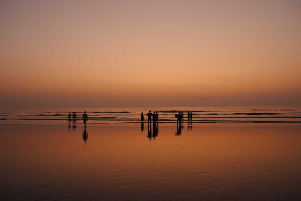 Winter sunset, Diveagar