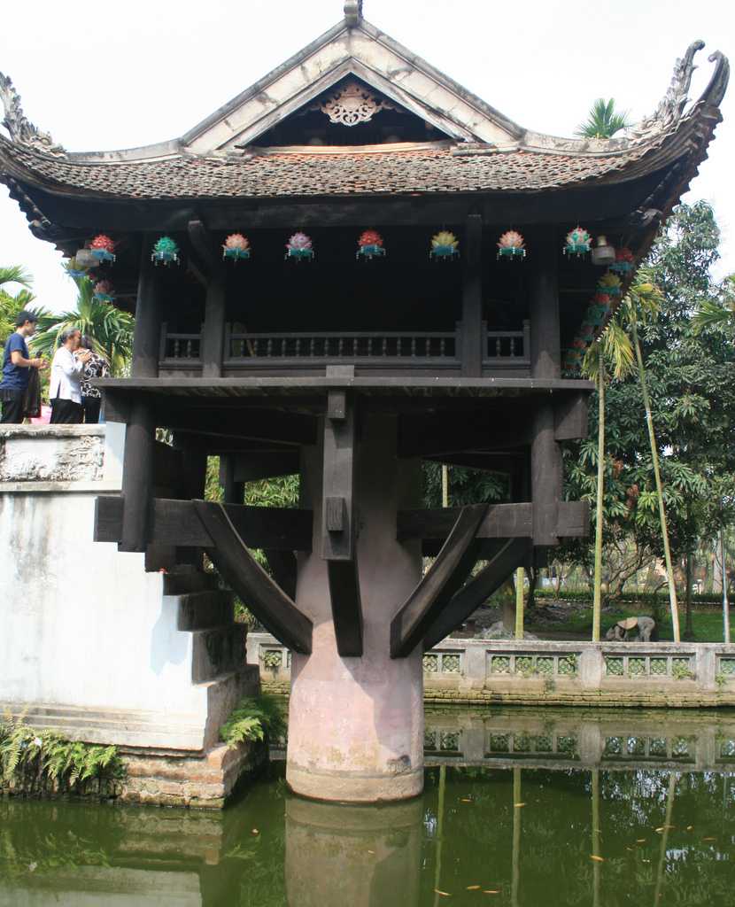 Main Altar of One Pillar Pagoda Hanoi