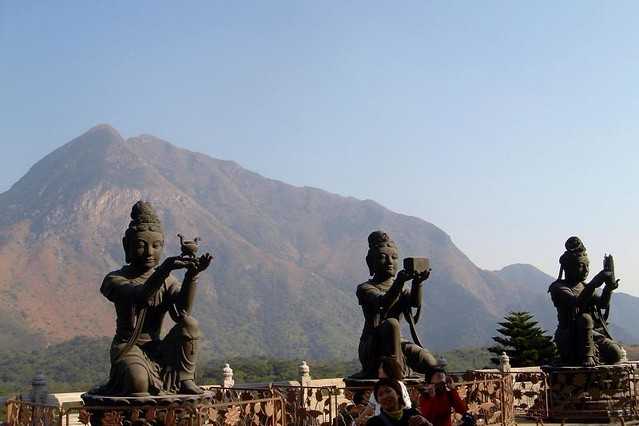 Bodhisattvas Statues at Po Lin Monastery