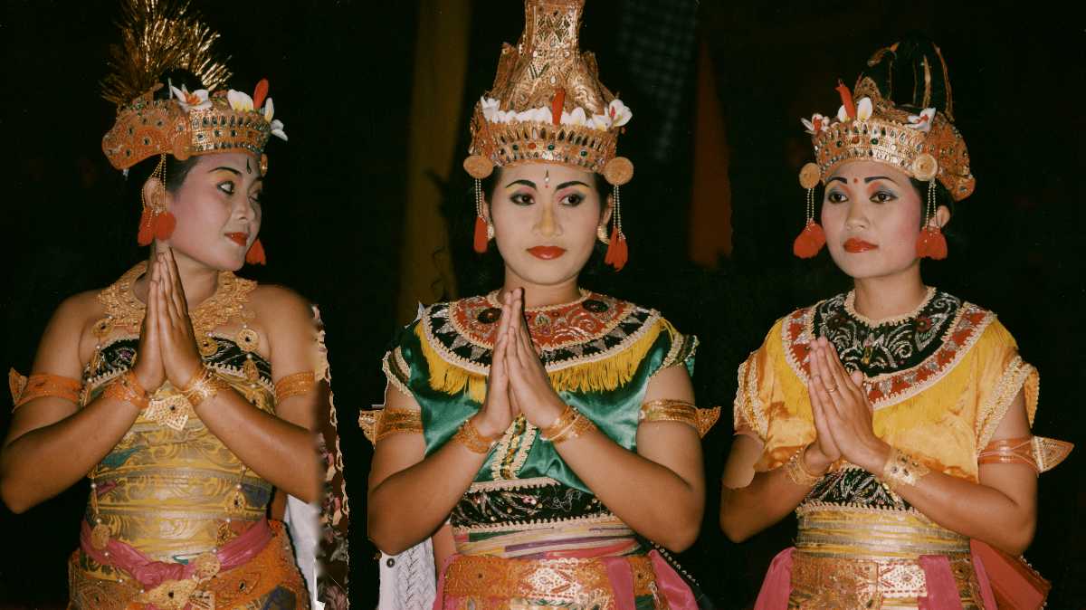 Balinese Women in Traditional Attire