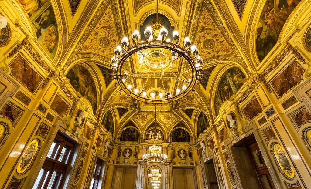 Paintings at the Ceiling at Vienna State Opera, Vienna