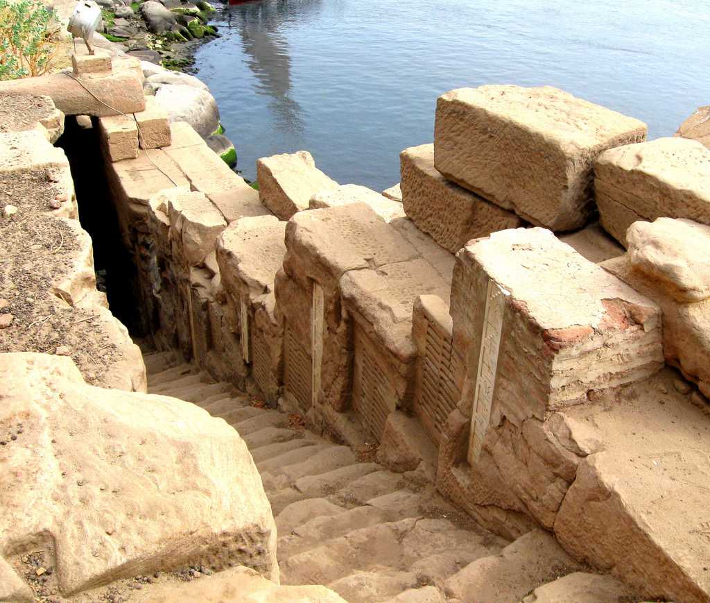 Nilometer at Elephantine Island