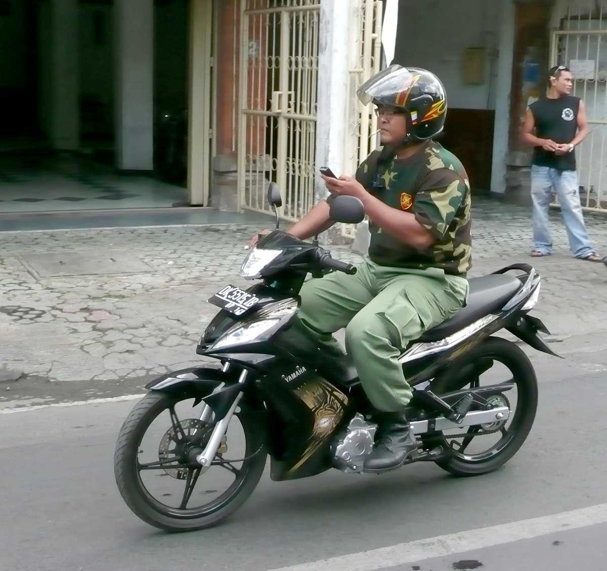 Renting a bike in Bali