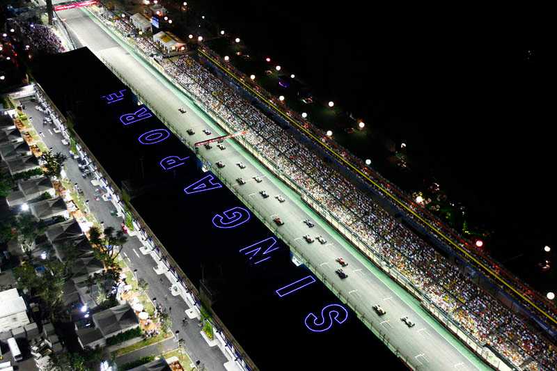 Marina Bay Street Circuit during Singapore Grand Prix