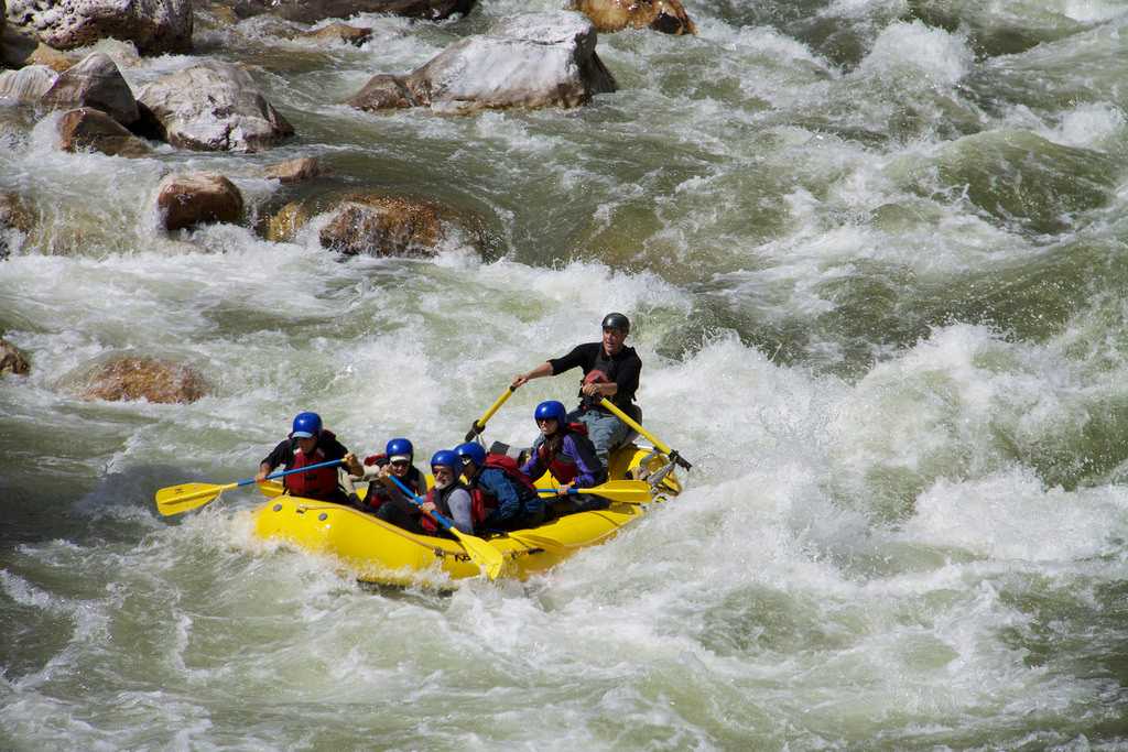 Rafting on Paro Chhu, Paro River