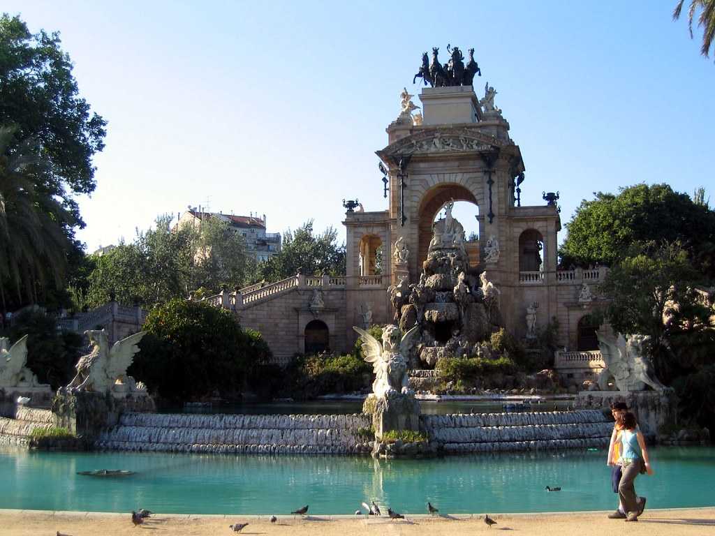 Pathways in Parc De La Ciutadella