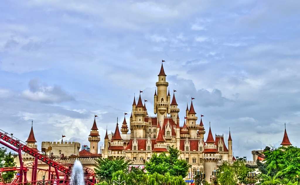 Far Far Away Castle at Universal Studios Singapore