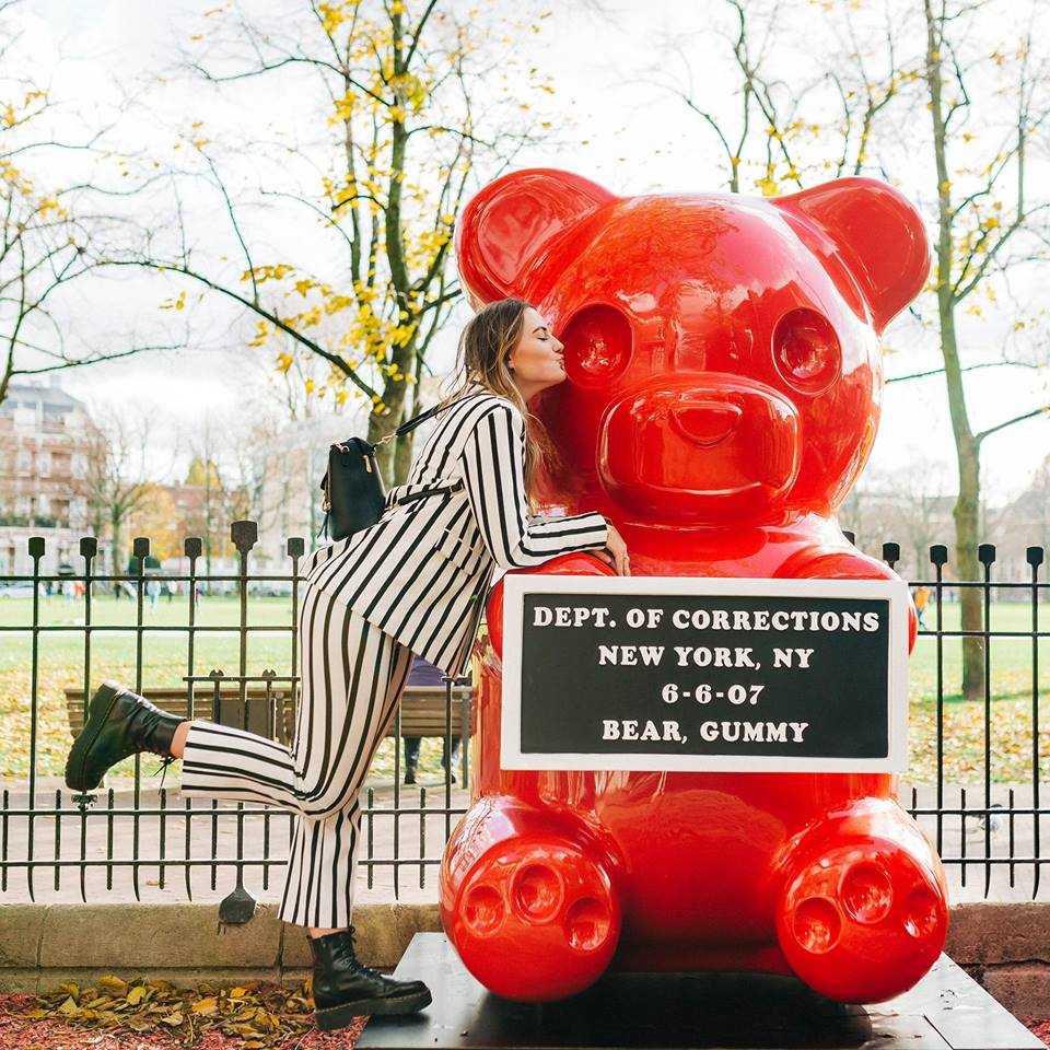 Whisbe’s Gummy Bear displayed at the Moco Garden in Moco Museum, Amsterdam