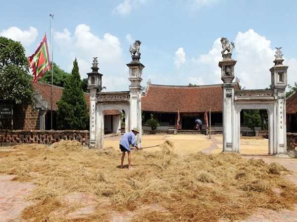 Mong Phu Communal House at Duong Lam Ancient Village Hanoi Vietnam