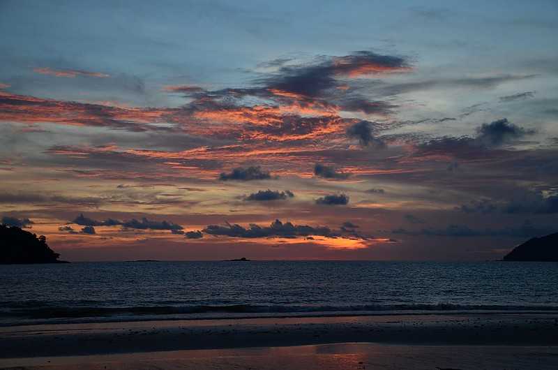 Sunset at Tanjung Rhu Beach
