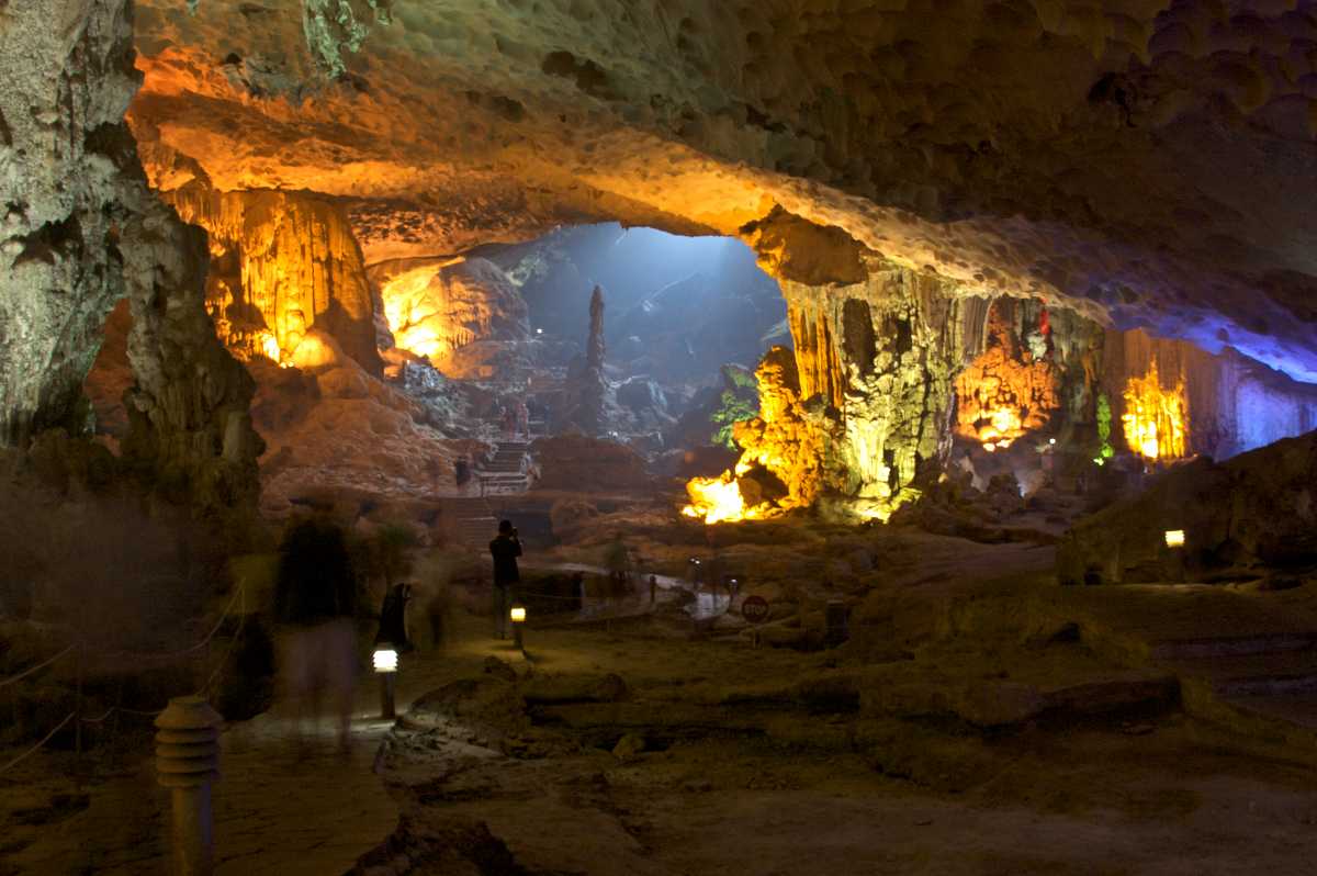 Hospital Cave in Ha Long Bay