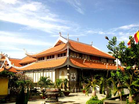 Vinh Nghiem Pagoda Ho Chi Minh City Vietnam